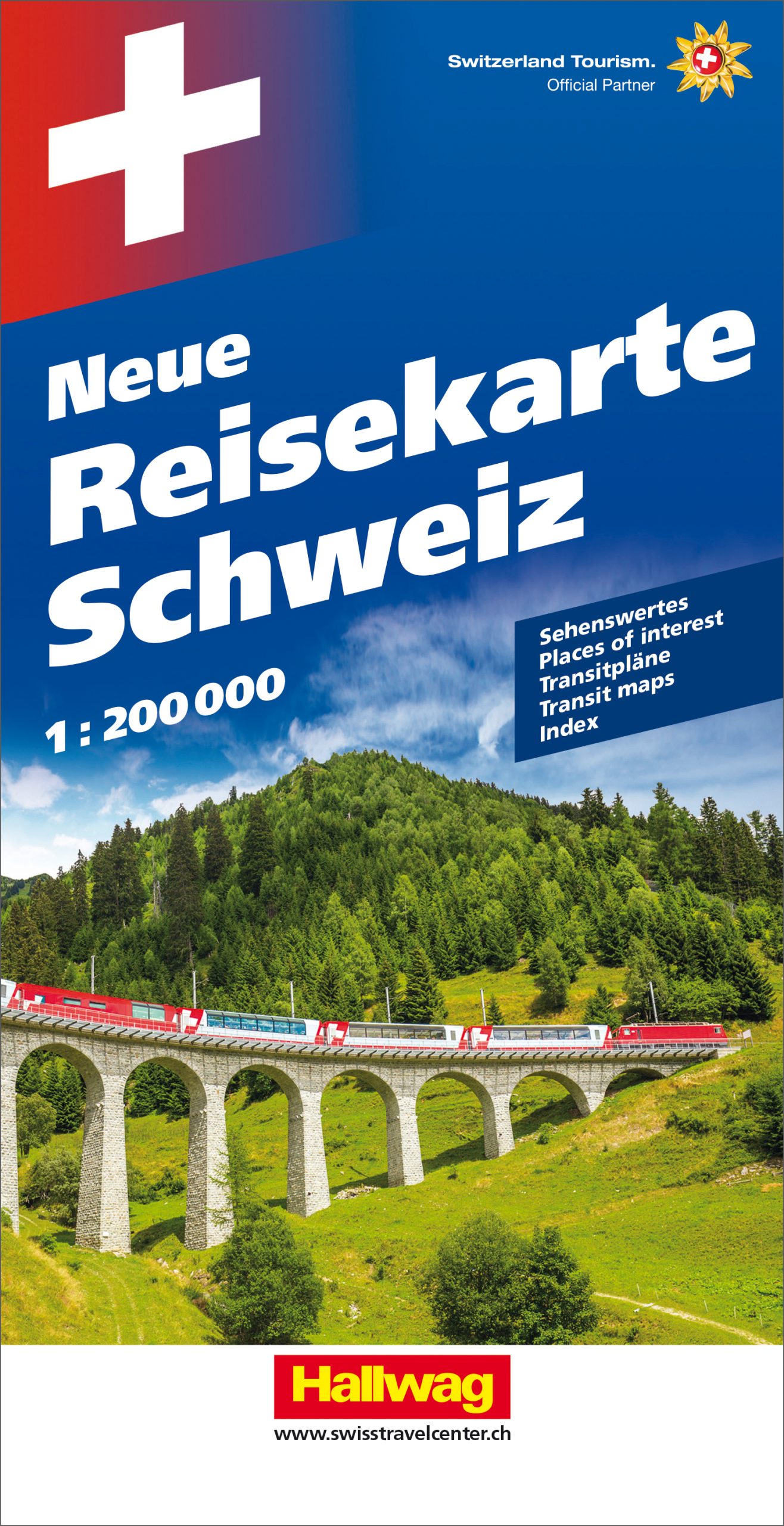 HALLWAG-3-8283-3021-9783828309685 HALLWAG Neue Reisekarte 3-8283-3021- Schweiz 1:200'000 – Hochwertig & günstig bei ShopDeca