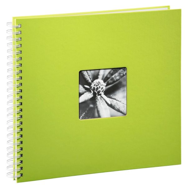 HAMA Spiralalbum Fine Art 36x32cm 2116 kiwi 25 Blatt, weiss