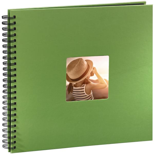 HAMA Spiralalbum Fine Art 36x32cm 94870 apfelgrün 25 Blatt