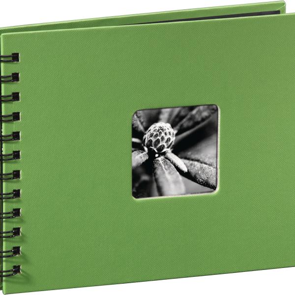 HAMA Spiralalbum Fine Art 24x17cm 94880 apfelgrün 25 Blatt