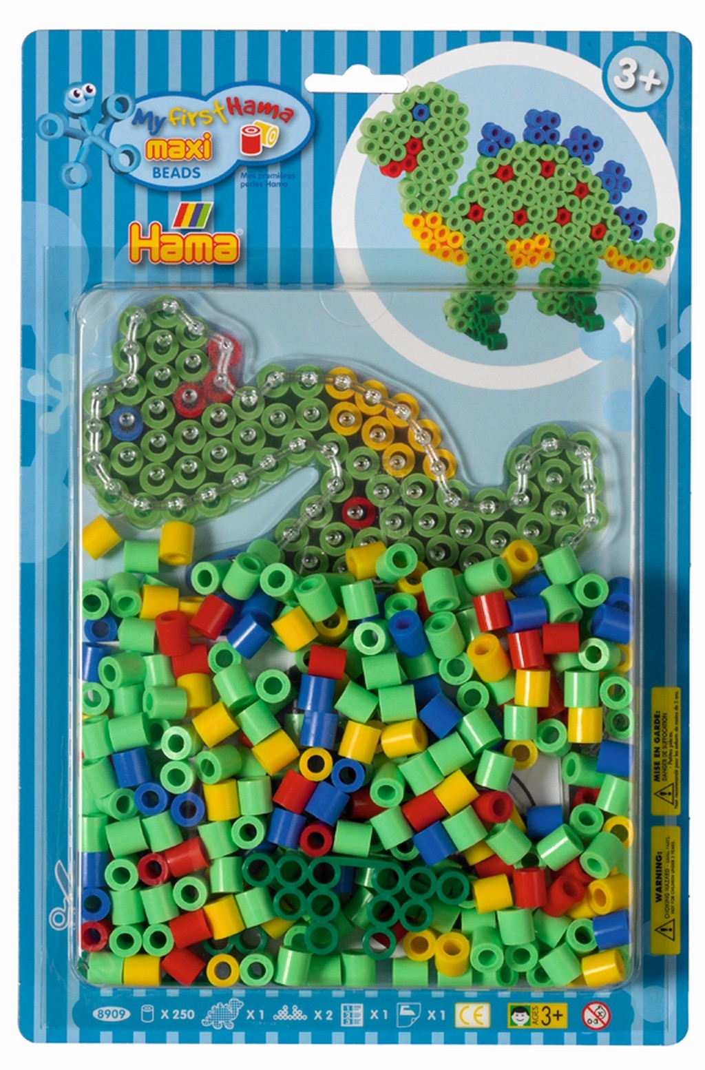 HAMA-G1018909-0-0028178890988 HAMA Bügelperlen Set Maxi G1018909-0 Dino – Hochwertig & günstig bei ShopDeca