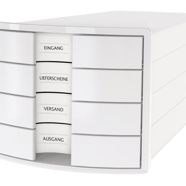 HAN Schubladenbox IMPULS A4/C4 14.75 weiss 4 Schubladen