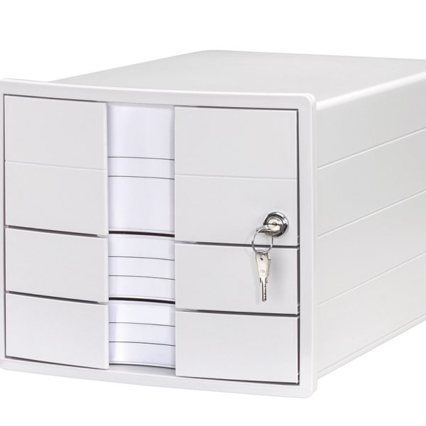 HAN Schubladenbox IMPULS A4/C4 24.70 weiss 3 Schubladen