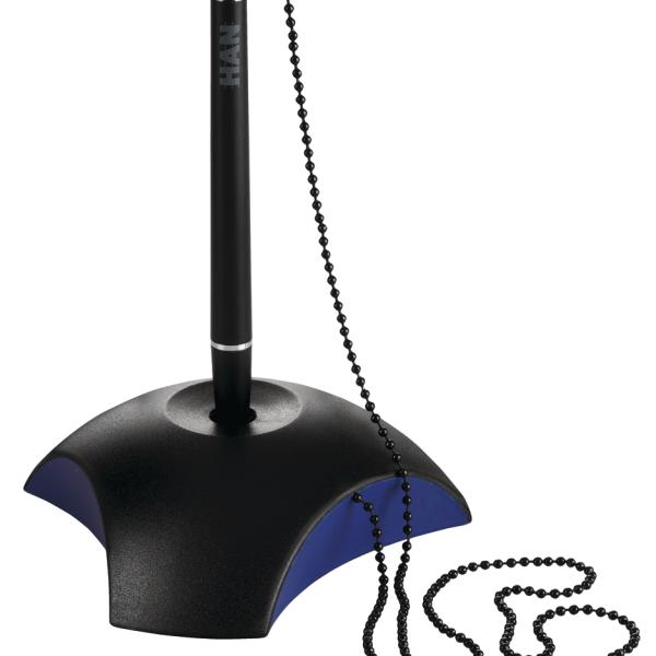 HAN Kugelschreiberhalter DELTA 6.35 59x150x59mm, schwarz/blau