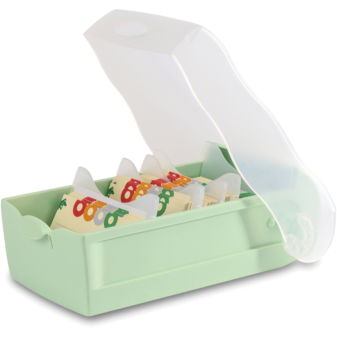 HAN-998-805-4012473121331 HAN Karteibox Croco A8 998-805 pastellgrün 9.7x6.7x19.1cm – Hochwertig & günstig bei ShopDeca