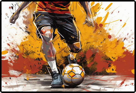 HANSA Schreibunterlage 50x34cm 41-6000.081 Fussball