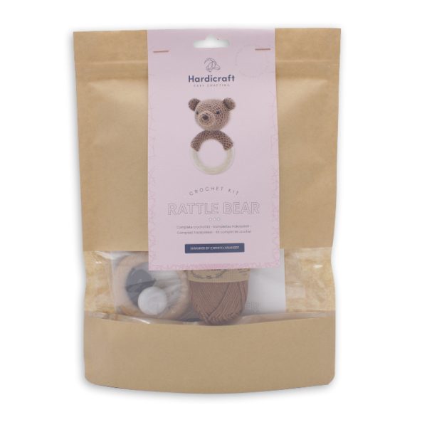 HARDICRAFT Häkelset HC-40CK015 Rassel Bär
