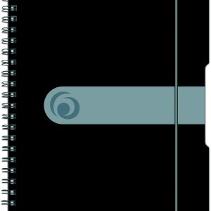 HERLITZ Collegeblock A5 11293768 Easy orga 5mm kar. schwarz