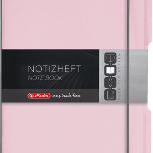 HERLITZ my.book flex A5 11408622 Rosé 40 Bl.kariert