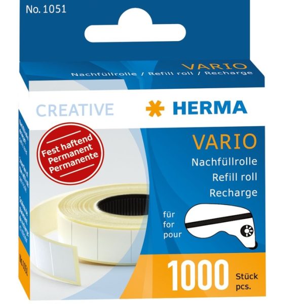 HERMA Nachfüllrolle HERMAfix vario 1051 Refill 1000 Stück