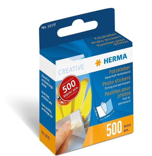 HERMA Fotokleber-Spender 1070 permanent 500 Stück