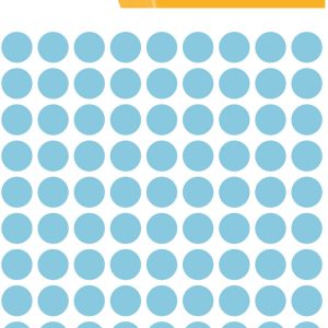 HERMA Markierungspunkte 8mm 1843 blau 540 Stück
