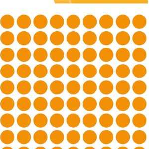 HERMA Markierungspunkte 8mm 1844 leuchtorange 540 Stück