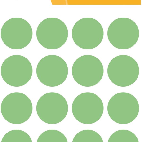 HERMA Markierungspunkte 19mm 1875 grün 100 Stück