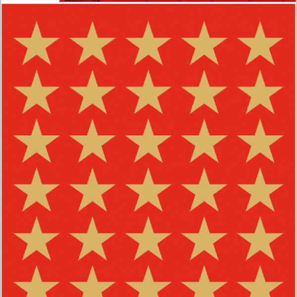 HERMA Sticker Sterne 13mm 3412 gold 120 Stück/3 Blatt