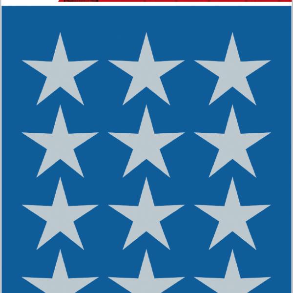 HERMA Sticker Sterne 22mm 3419 silber 45 Stück/3 Blatt