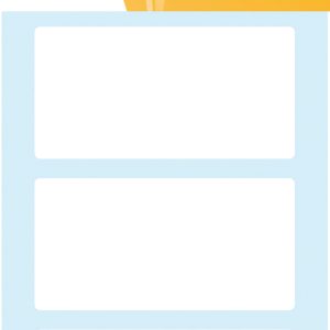 HERMA Etiketten 34x67mm 3757 weiss 21 Stück