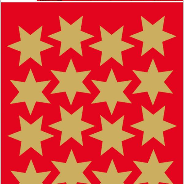 HERMA Sticker Sterne 21mm 3905 gold 60 Stück/3 Blatt