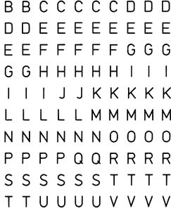 HERMA Folie 5mm 4154 A-Z, schwarz 2 Stück