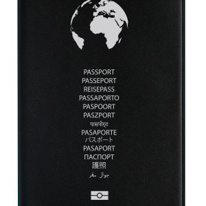 HIDENTITY Reisepasshüllen 0330-07 schwarz