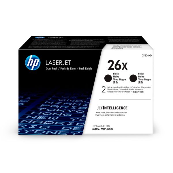HP Toner-Modul 26X schwarz CF226XD LJ Pro M402/MFP M426 2 Stück