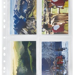 HWB Foto-Zeigetaschen 120my A4 03606.01 für Fotos 10x15cm 10 Stück