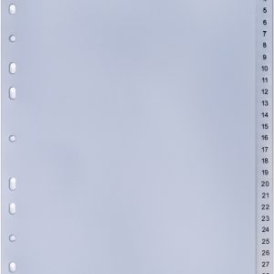 HWB Register PP A4 3604.49 transparent 1-31