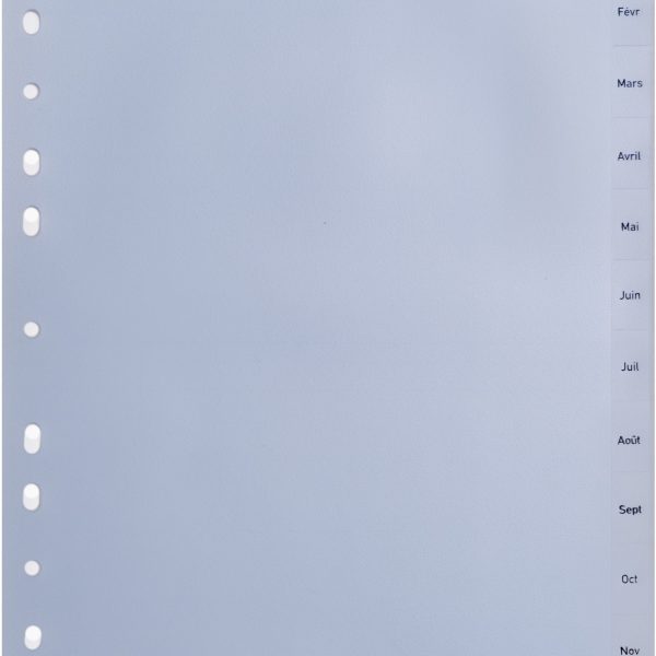 HWB Register PP A4 3604.52 transparent Jan-Déc FR