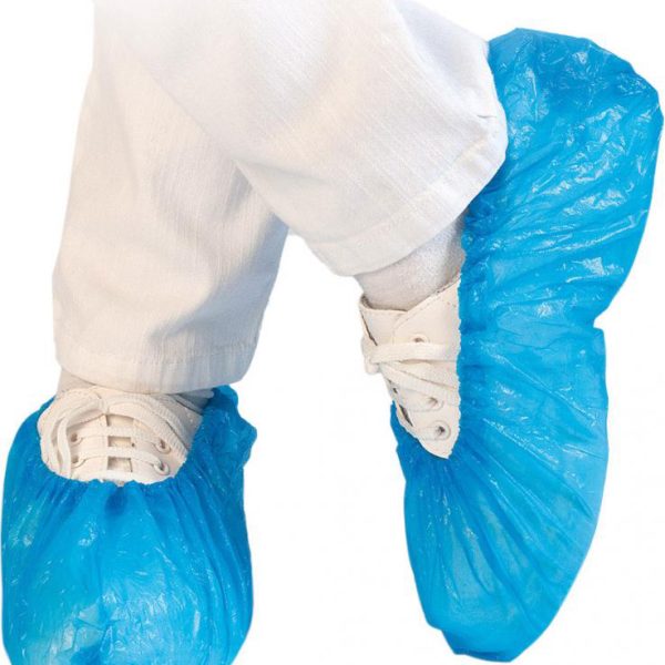 HYGOSTAR Überschuhe CPE 40my 41cm 7905.9 blau CPE40my 100 Stück