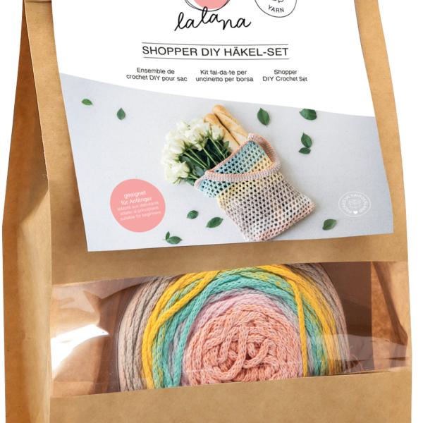 I AM CREATIVE Shopper DIY Häkel Set 1000-1087 pastell