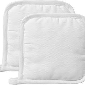 I AM CREATIVE Topflappen 19x19cm 1212.66 weiss 2 Stück