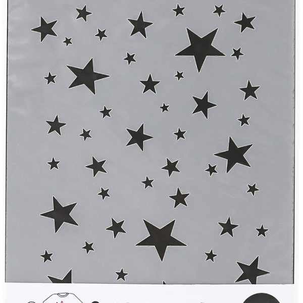 I AM CREATIVE Schablone Sterne A5 2000.32