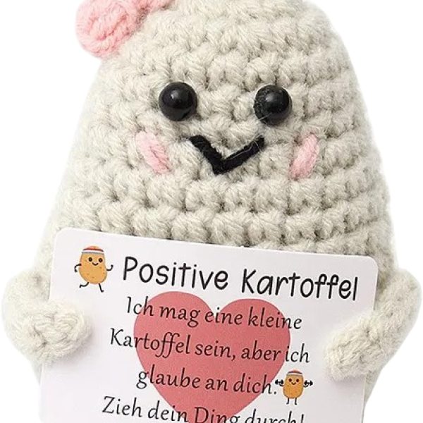 I AM CREATIVE Positive Potato Schlaufe 8cm 212748 beige