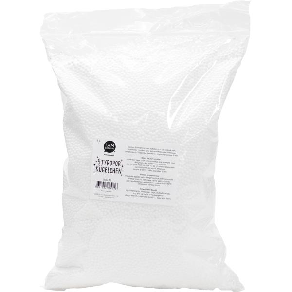 I AM CREATIVE Styroporkügelchen 5lt 2520.09 weiss, 3mm