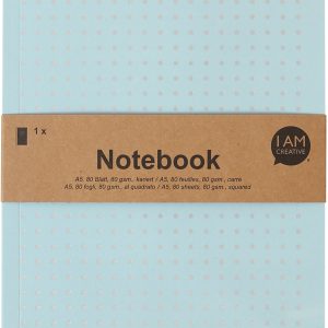 I AM CREATIVE Notizbuch A5 4005.13 hellblau 80 Seiten