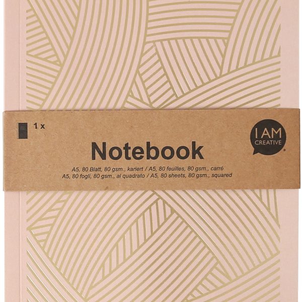 I AM CREATIVE Notizbuch 4005.14 altrosa 80 Seiten
