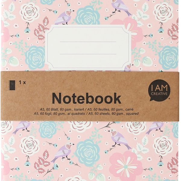 I AM CREATIVE Notizbuch A5 4005.44 rosa 60 Seiten