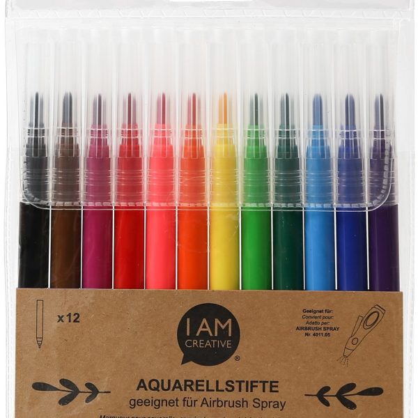 I AM CREATIVE Stifteset 4011.06 12 Stück, Wasserbasis