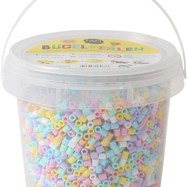 I AM CREATIVE Bügelperlen 4012.23 Pastell Mix 5000 Stück