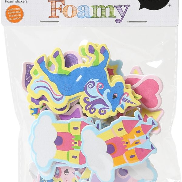 I AM CREATIVE Foamy 4019.4 Feenwelt, 51 Stück