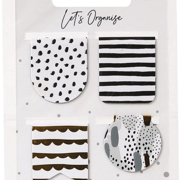 I AM CREATIVE Buchzeichen Let`s Organize 4035.04 magnetisch, 4 assortiert