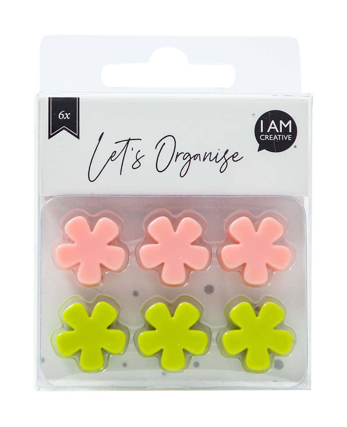 I-AM-CREATIVE-4035.59-7611983215560 I AM CREATIVE Magnet Blume Let`s Organize 4035.59 pastell 6 Stück – Hochwertig & günstig bei ShopDeca