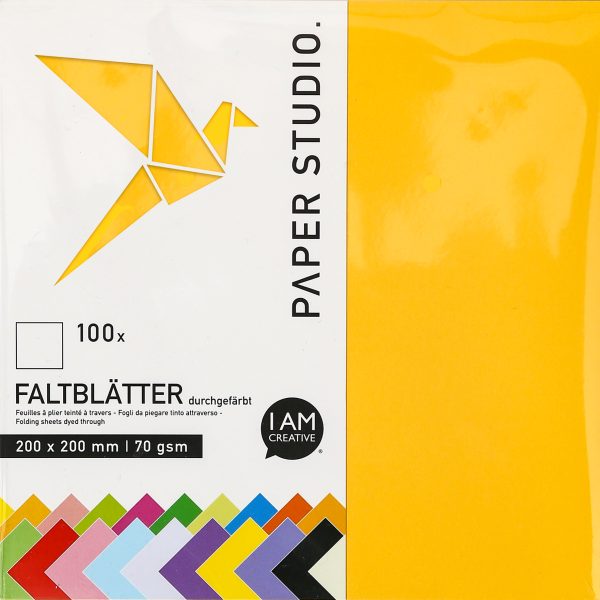 I AM CREATIVE Faltblätter 4077.12 20x20cm, 100 Stück