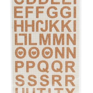 I AM CREATIVE Kork Sticker, ABC II 4087.31 80 Stück