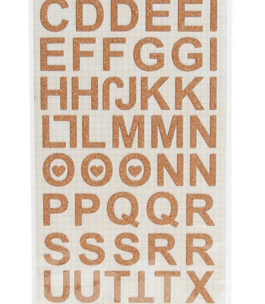 I AM CREATIVE Kork Sticker, ABC II 4087.31 80 Stück