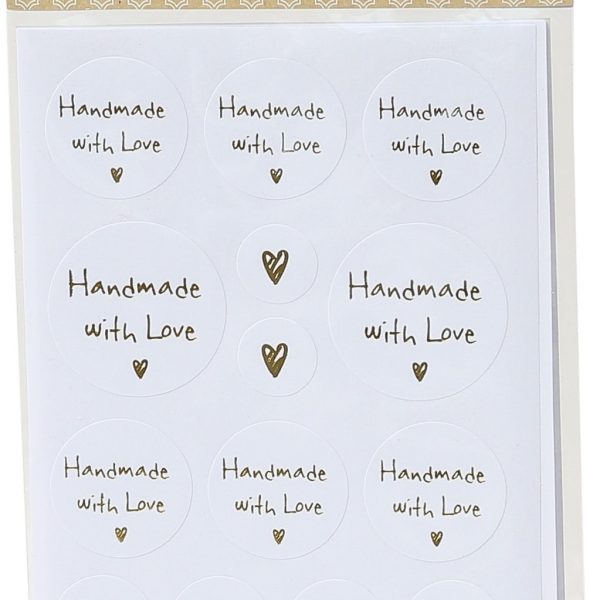 I AM CREATIVE Sticker, 6 Blätter 4087.481 Handmade with Love