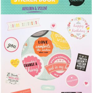 I AM CREATIVE Stickerbook Happiness 4087.504 5 Blatt