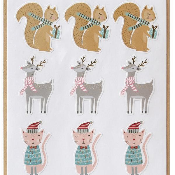 I AM CREATIVE Sticker X-mas I 4087.506 4 Blatt à 48 Stück