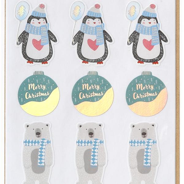 I AM CREATIVE Sticker X-mas II 4087.507 4 Blatt à 48 Stück