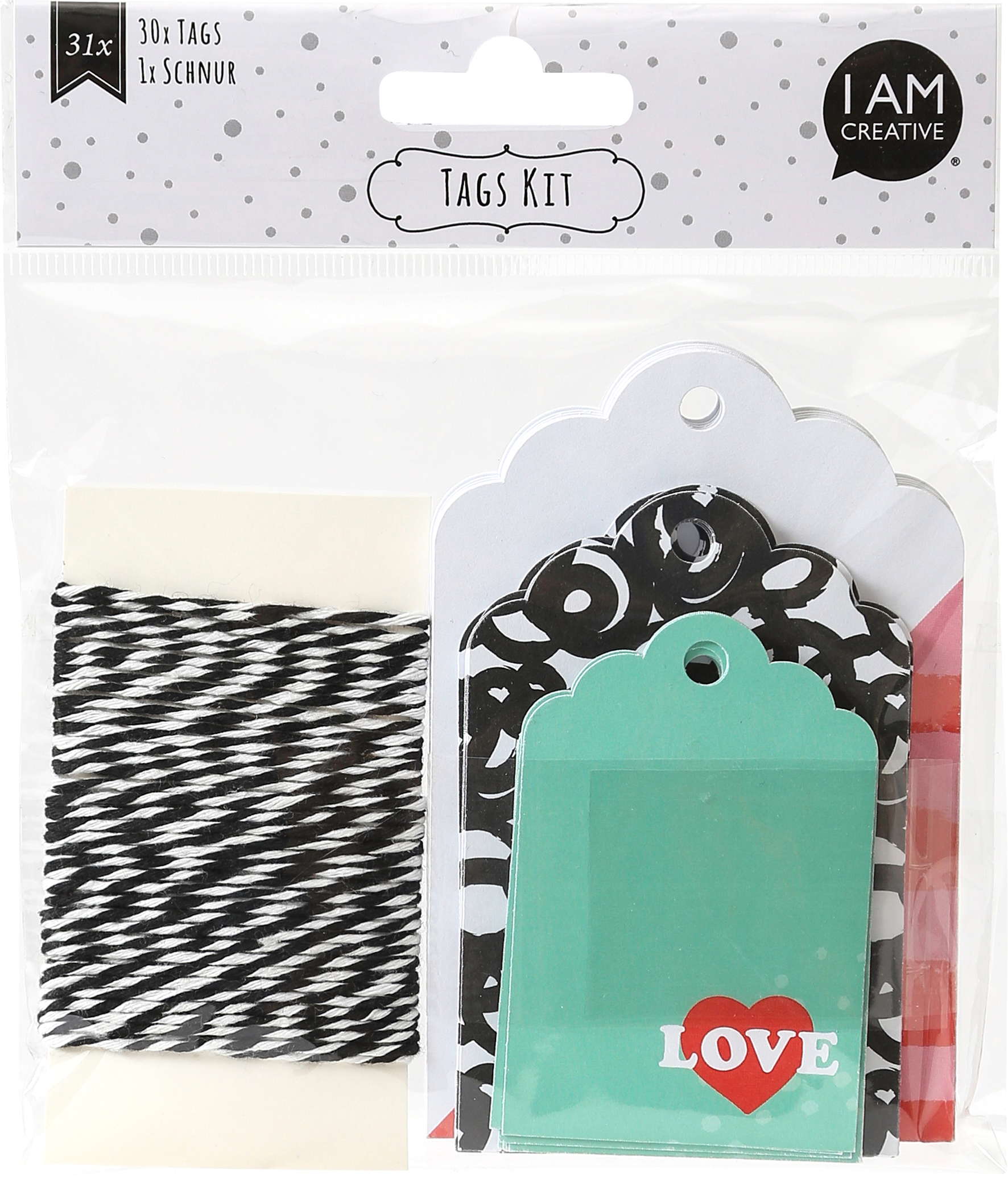 I-AM-CREATIVE-4089.472-7611983201150 I AM CREATIVE Geschenkanhänger 4089.472 Set Love, 30 Stück – Hochwertig & günstig bei ShopDeca